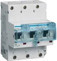 Hager HTN363E SLS Schalter 3-Polig, E-Charakteristik, 63A, für Hutschienenmontag