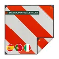 Warntafel Warnschild Fahrradträger Reflektortafel Italien Spanien Portugal