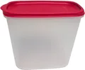 Tupperware Eidgenosse 2,3L rot mit geschlossenen Deckel