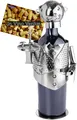 Weinhalter Weinflaschenhalter Metall Wein Kellner Sommelier Schankwirt Figur