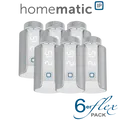 6er Set Homematic IP Heizkörperthermostat Evo - Silver Edition-HmIP-eTRV-E-
