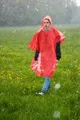 BasicNature Festival-/Notfallponcho, rot