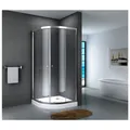 Fa-Bausysteme Glasdusche Fulda Klarglas 100 x 100 cm ohne Wanne