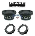 CIARE CW100Z Set 2 Lautsprecher 10cm BMW Serie X1-X3 -X5 -X6 Vorne / Heck Auto