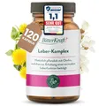 Bitterkraft! Leber-Komplex Kapseln mit Cholin - pflanzlich & natürlich - Mariendistel, Löwenzahn & Artischocke - unterstütztz die Leberfunktion (120 Kapseln)