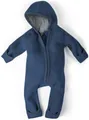 Ehrenkind Overall Walkoverall Baby aus Natur Schurwolle mit Reißverschluss Wollwalk Overall Baby
