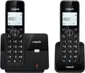 VTech CS2001 Schnurlos Telefon 2 Mobilteile ECO+ Anrufsperre Freisprech wie neu