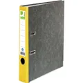Q-Connect Ordner Pappe A4 50 mm gelb (A4, 50 mm, 1 Stk.) (KF18717)