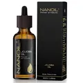 Jojobaöl Nanoil Jojoba Oil 50ml - natürliches, reines, kaltgepresstes, ungeröstetes Bio Jojobaöl. Pflegeöl für Haar, Körper und Gesicht. Naturpflege, Linderung