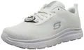 Skechers Herren Flex Advantage Sr Bendon Sneaker, White Mesh Water And Stain Repellent Treatmen, 41.5 EU
