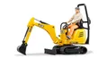 Bruder 62002 - JCB Mikrobagger 8010 CTS und Bauarbeiter