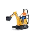 JCB 8010 CTS Mikrobagger mit Bauarbeiterfigur