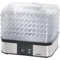Dörrautomat ED 5 edelstahl/schwarz, 350 Watt, Dörrfläche 32cm x 25cm pro Ebene