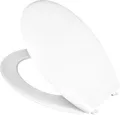 WC-Sitz für, Thermoplast, Antibakteriell, inkl. Scharnieren