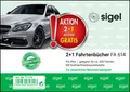 SIGEL Fahrtenbuch, Pkw mit Kraftstoffverbrauch Formularbücher FA614 + GRATIS 1 St. T1179