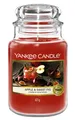 Yankee Candle Duftkerze im Glas (groß) APPLE & SWEET FIG - Kerze mit Brenndauer