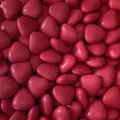Herzdragees pink 500 g - Gastgeschenk Hochzeit pink Candy Bar Schokoherzen pink