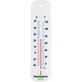 Weißes Wandthermometer für Verwendung in Innen- und Außenbereichen, mit C-/F-Anzeige, für Heim, Garten, Gewächshaus, Büro