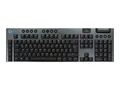 Logitech G G915 X - Tastatur - LIGHTSPEED - Hintergrundbeleuchtung - kabellos - Bluetooth 5.0, 2.4 GHz, USB