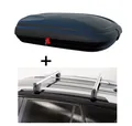 Dachbox VDPBA320 Liter+Dachträger Sherman für für Hyundai Lavita 01-10