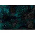 Komar Vliestapete Digitaldruck Vlies - Ombres - Größe 400 x 280 cm, glatt, bedruckt, Wohnzimmer, Schlafzimmer blau|grau