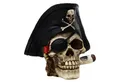 MystiCalls Dekofigur Totenkopf mit Piratenhut - Figur, Pirat (1 St), Sammelfigur, Sammlerfigur, Designerfigur, Dekofigur, Dekorationsobjekt