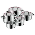 WMF Topfset Function 4 5tlg. Edelstahl Silber