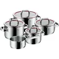 WMF Function 4 0760556380, Kochset, Edelstahl, Edelstahl, Edelstahl, Edelstahl, Edelstahl - Silber