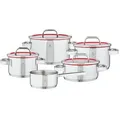 WMF Topfset  5-teilig  Function 4 , silber , Edelstahl