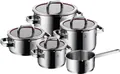 WMF Function 4 Topf Set 5 tlg. Chromargan + Deckel TransTherm®-Allherdb. B Ware