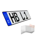 1x Kennzeichen 38x11cm Kfzkennzeichen Wunschkennzeichen PKW Autokennzeichen