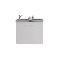 RESPEKTA Miniküche "Levin", HxBxT: 87 x 100 x 60 cm - weiss