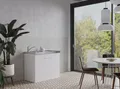 Küche Miniküche Singleküche Küchenzeile Pantry Weiß Levin 100 cm Respekta