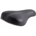 Fahrradsattel ABi Jugendsattel 12-26" Gelsattel mit Sattelkloben schwarz - Schwarz