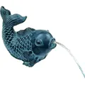 Heissner Teichfigur Bronze Speier Fisch 10 x 17x 14 cm