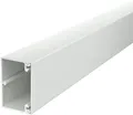 OBO Bettermann WDK40060LGR Wand- und Deckenkanal, mit Bodenlochung, 40x60x2000mm, PVC, lichtgrau (6027024)