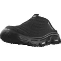 Salomon Reelax Slide 6.0 Herren Pantoletten, Gepolsterte Stabilität, Sofortiger und lang anhaltender Komfort, Vielseitiger Einsatz, Black, 40 EU