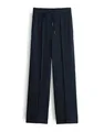 OPUS Damen Jogpants | Jogpants MELANE French Wide mit Komfortbund Coal Blue, 36