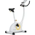 SportPlus Heimtrainer Fahrrad, 24 Widerstandsstufen, integrierte Herzfrequenz-Messer & App Kompatibilität, SP-HT-9510-W-iE - Weiß