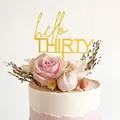 30. Geburtstag Gold Cake Topper Torten Topper Acryl 30 Geburtstag Tortendeko ...
