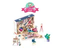 DJECO Kreativset Mi House Miniaturhaus Bastelset mit Möbeln, Figur & Aufbewahrung