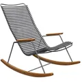 Houe CLICK Rocking Chair mit Bamubsarmlehnen Dark grey