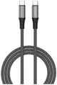4Smarts PremiumCord 100W Handy, Notebook Kabel [1x USB-C - 1x USB-C] 1.5 m Schwarz, Grau