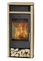 Fireplace Kaminofen Santiago schwarz Sandstein 6kW