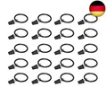 Concisea 40 Stück Vorhang Ringe Clips Vorhangringe mit Clip Metall Vorhang Ring