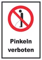 HB-Druck Pinkeln verboten Schild A4 (210x297mm)