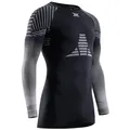 X-Bionic Langarmshirt Invent FX (temperaturregulierung) Unterwäsche schwarz/grau Herren schwarz L