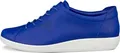 Ecco SOFT 2.0 Damenschuhe - bequeme Schnür- Halbschuhe blau NEU