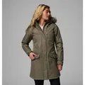 Columbia Parka SUTTLE MOUNTAIN LONG INSULATED JACKET sportlicher Stil, für Wandern und Trekking, aus Polyester grün XS (32)