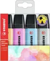 STABILO Marker STABILO 70/4-4 STABILO Textmarker BOSS ORIGINAL Pastel, 4er PET-Etui
